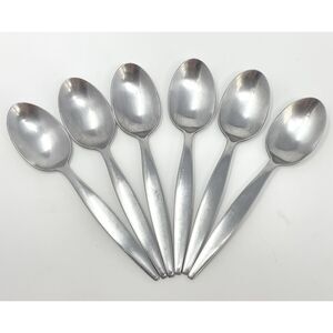 ONEIDA TERESA Stainless Steel Satin Dinner Spoons 7.25” Set Of 6 Discontinued